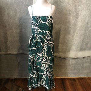 J Crew 8 Silk Hi-Low Tropical Floral Dress